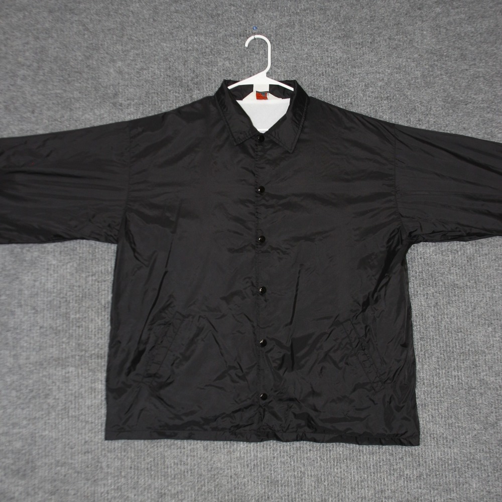Vintage NEW Star Coach Jacket‎ Mens L Black Classic Style Collection 84 GUARD